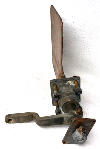 ORIGINAL CHRIS CRAFT RUDDER,SHAFT,CONTROL ARM,BUSHING,HULL PLATE,LOCK/CAP,BOLTS+ - Foto 5 di 9