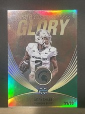 2025 Bowman University Chrome Aidan Chiles Path To Glory Green Color Match /99