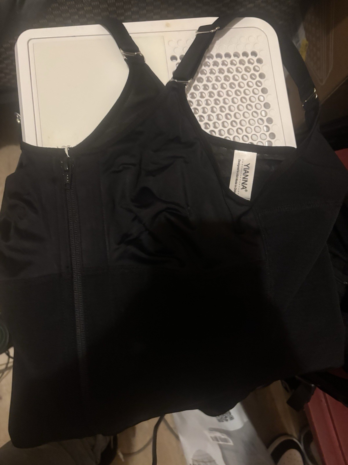 YIANNA Ultra Firm Body Shaper Black, Size Small