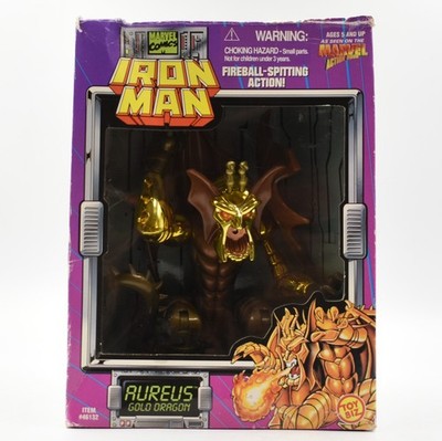 ToyBiz - Iron Man The Animated Series - Aureus Gold Dragon Deluxe Actionfigur