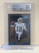 2000 Bowman Tom Brady Gold #236 /99 BGS 8.5 Rookie Patriots
