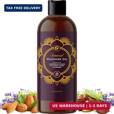 Aromatherapy Sensual Massage Oil for Couples - Relaxing Lavender Massaging Oil f