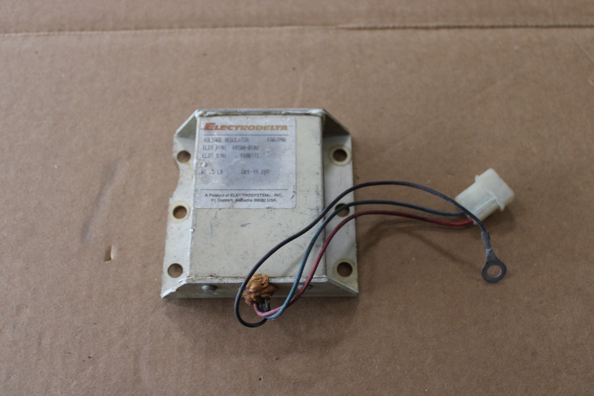 Electrodelta VR500-0102 C611004-0102 28V Voltage Regulator Cessna