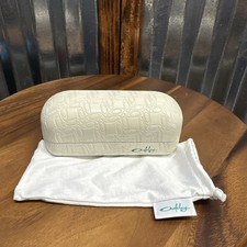 Authentic Oakley Eyewear Hard Case White Embossed O Design Clamshell W/ Sleeve