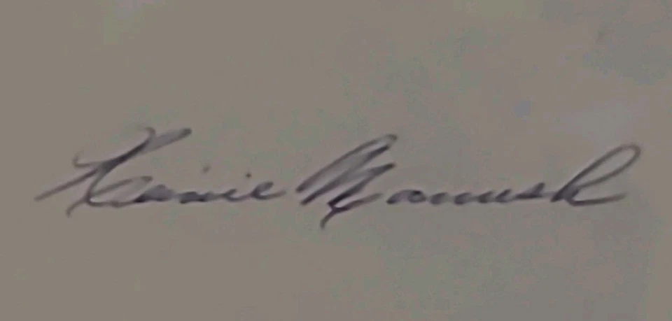 HEINIE MANUSH SIGNED AUTOGRAPHED 3X5 INDEX CARD WASHINGTON SENATORS PSA/DNA Cert - Image 3 of 4