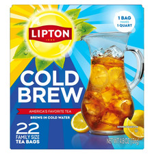 Lipton Cold Brew Black Tea Bags, Family Size, 24 Count......,