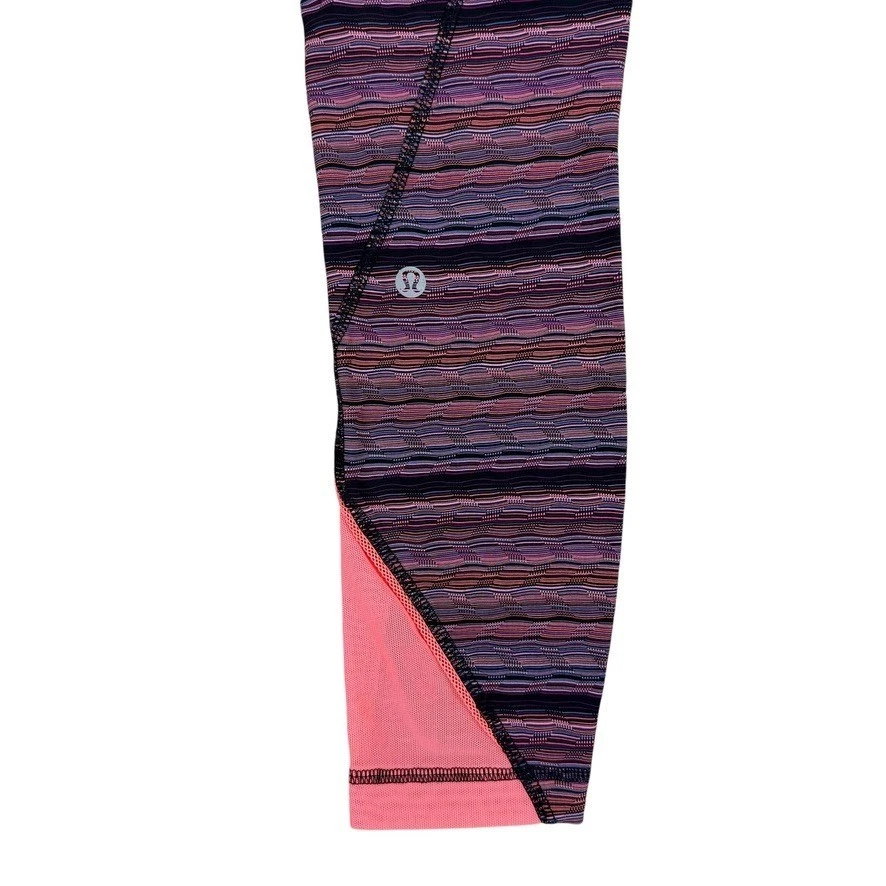 Leggings Lululemon Speed Tight IV Rayas Rosa Largo Completo Para Mujer Talla 4 Foto 2 de 4