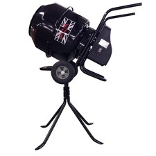 Cement Mixer Large Professional 140 litres 240V 550W Portable Concrete Cement 14