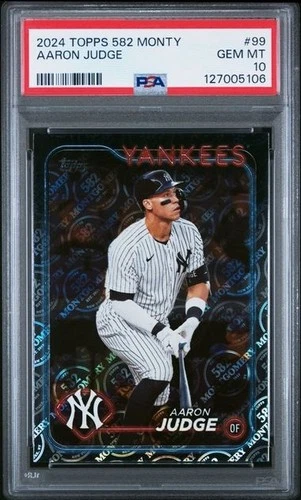 2024 Topps Chrome 582 Montgomery Set AARON JUDGE #50 -  PSA 10 GEM MT