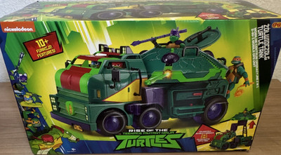 Nickelodeon TMNT Rise Turtle Tank Spielset Fahrzeug, 10+ Funktionen, ab 4+