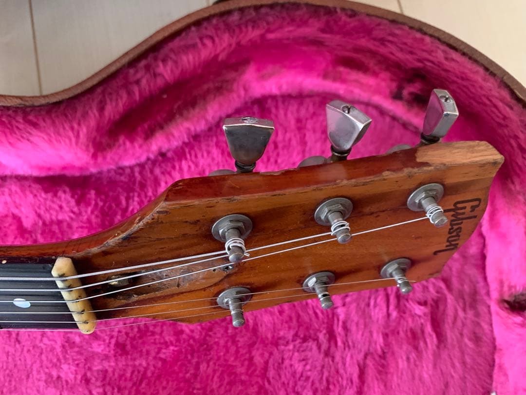 Electric Guitar Gibson Les Paul 1980 Zapol Wood Color with Hard