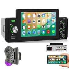 5' Autoradio 1Din Touchscreen Bildschirm Bluetooth FM MP5 Player Mit Mirror Link