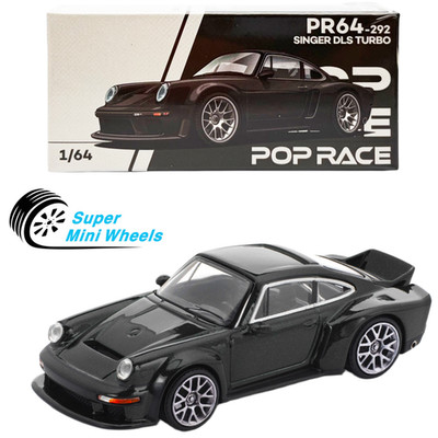 Pop Race 1:64 Porsche 911 Singer DLS Turbo Black #292