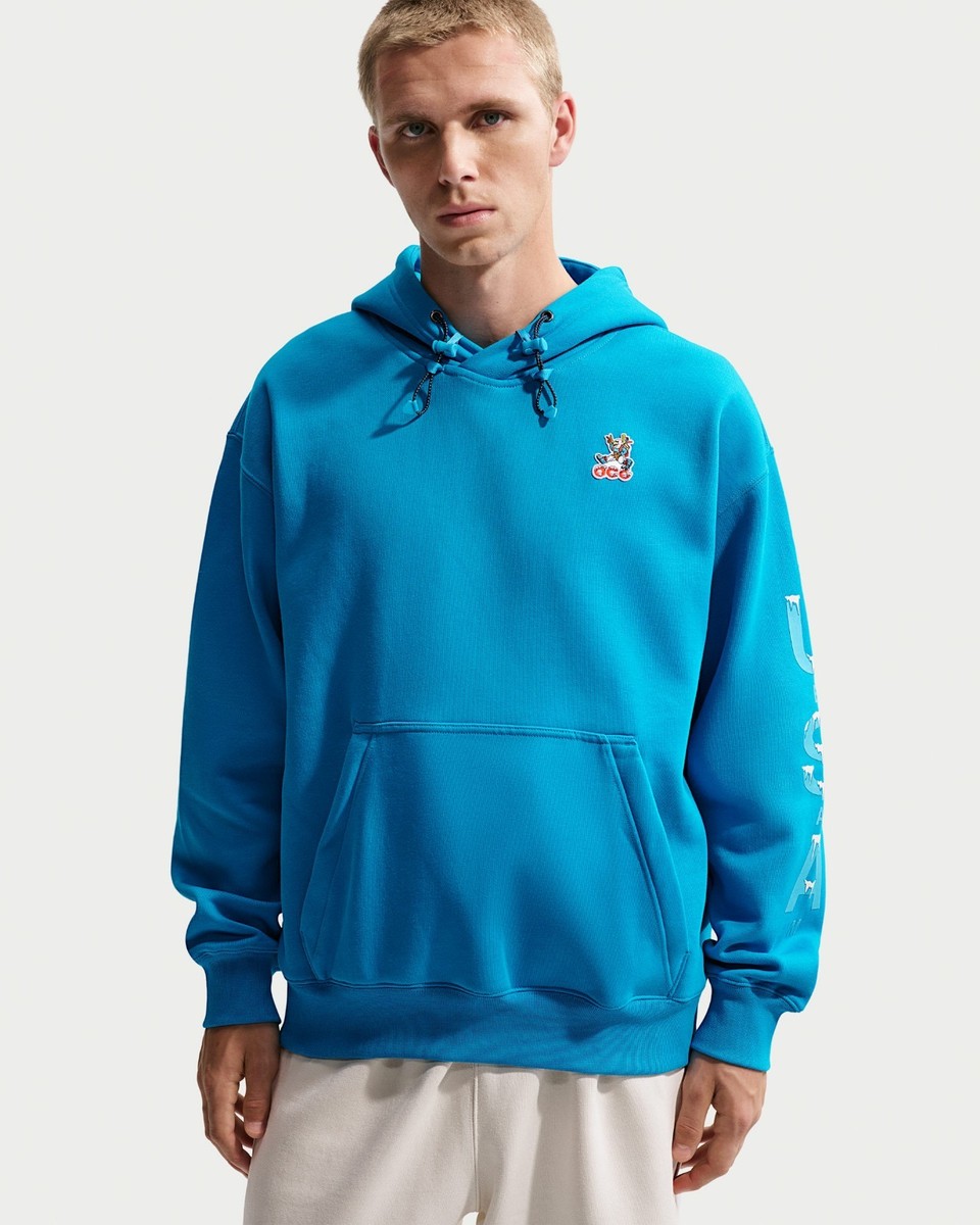 Men's Size XL Nike ACG Team USA Olympics Hoodie Blue HQ5729 469