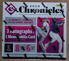 2020 Panini Chronicles Factory Sealed MLB Baseball FOTL Hobby Box