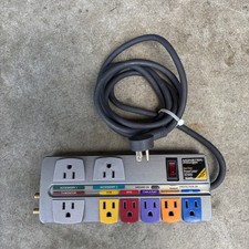 Monster Power Home Theatre Power Center HTS800 Plus Surge Protector 8 Outlet