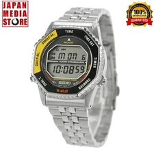 Seiko Selection SBJG017 Rotocall Stopwatch Stainless Digital Quartz Men Watch