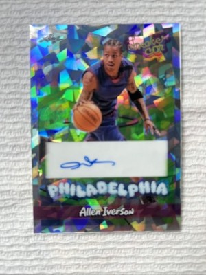 2026 Leaf Metal Baseball ALLEN IVERSON 76ers Sneaker Con Promo ON CARD AUTO /75