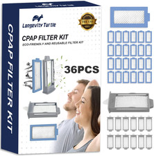 36 PCS CPAP Filters Kit Compatible with Philips Respironics Dreamstation 2 Machi