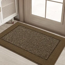  Indoor Door Mat 20" x 32", Dirt Trapper Door 20" x 32" (Rectangular) Brown