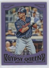 2016 Topps Gypsy Queen Purple Paper Frame 177/250 Michael Brantley #15 0l2