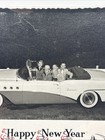 Vintage Snapshot Buick Special Convertible 1955, Happy New Year Calendar — photo 3