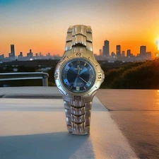 Festina Quartz Watch Men's 165ft Titanium Date New Battery 8" Fresh Battery 