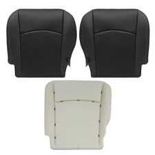 SecosAutoparts Driver  Passenger Bottom Replacement Perforated Leather  Dri...