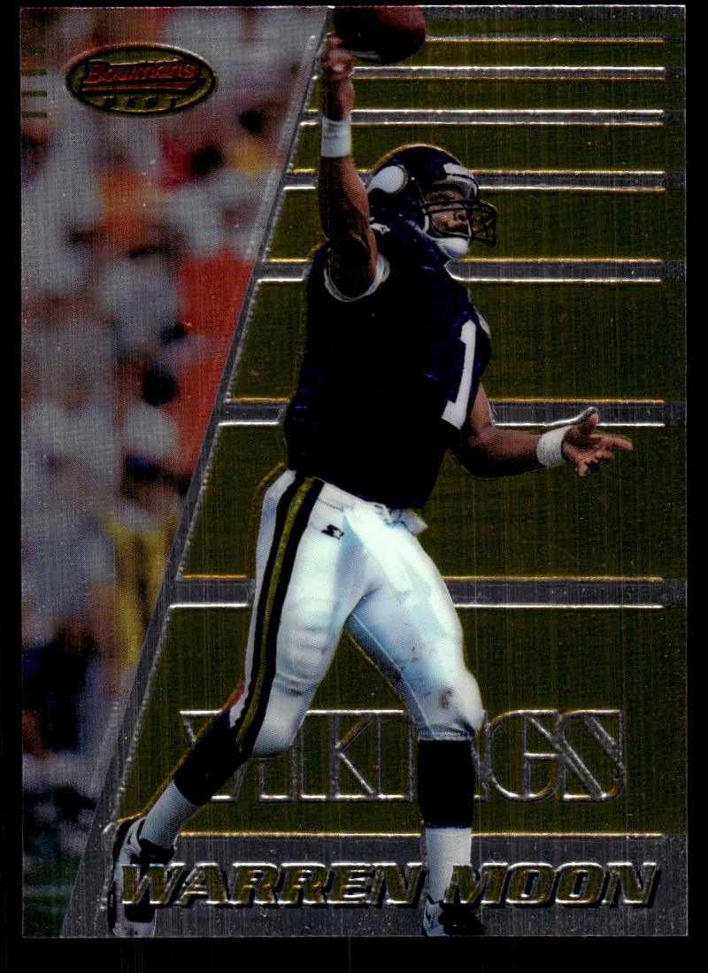 Warren Moon #43 1996 Bowman's Best Football Super Bowl XXXI