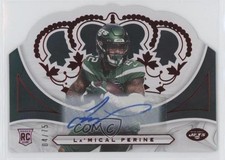 2020 Panini Chronicles Crown Royale Red Rookie 4/75 La'Mical Perine Auto s3g