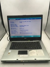 ACER TRAVELMATE 4230 - BOOTS TO BIOS - INTEL T5500 - 4GB RAM - 14" - READ - - BB
