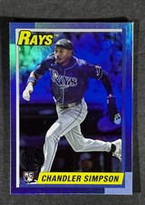 Chandler Simpson Rookie 2025 Topps Update Series 1990 Topps #U90-6 RC Rays