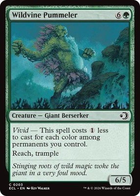 Wildvine Pummeler - Lorwyn Eclipsed ECL - 203 - NM - MTG