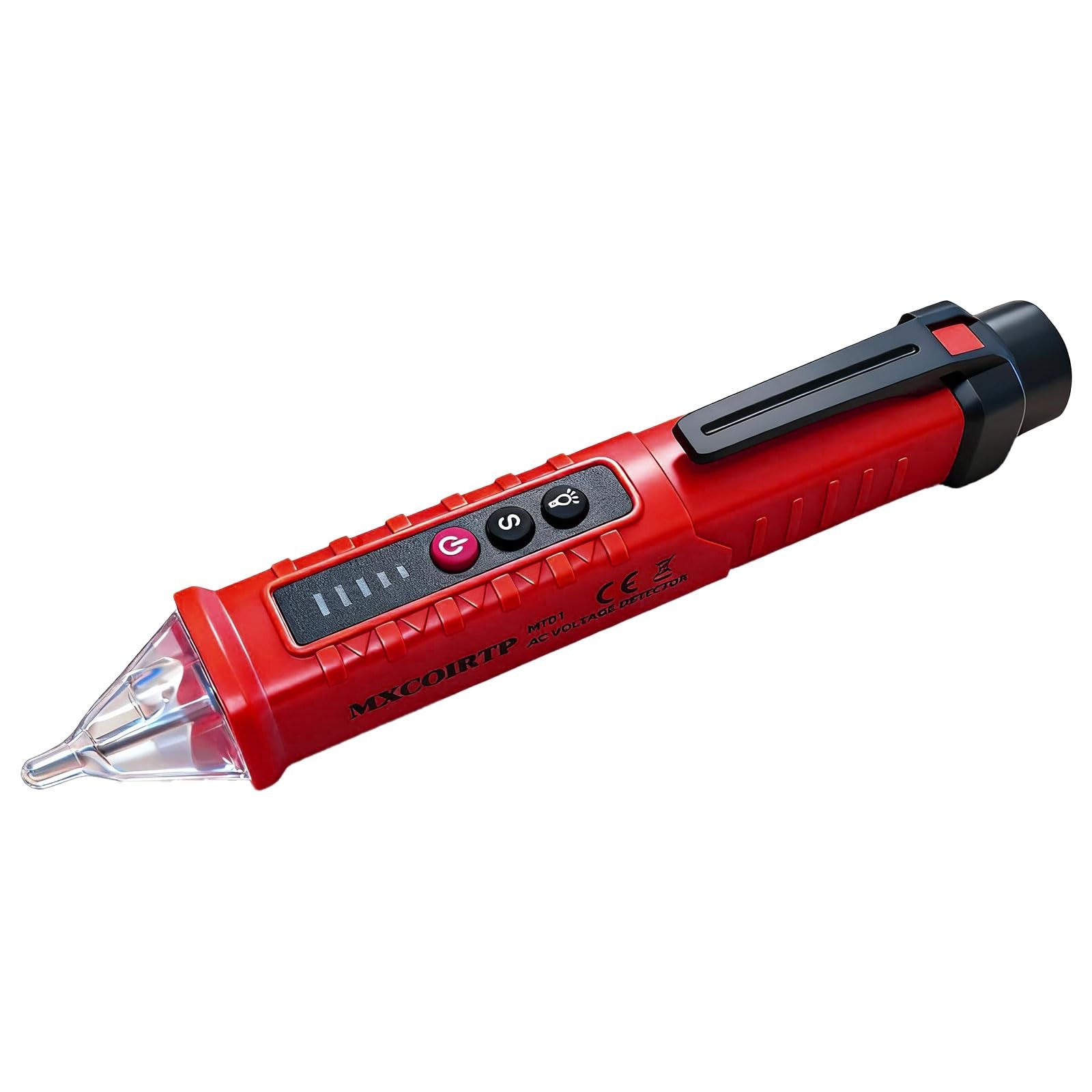 Voltage Tester, Non-Contact Voltage Detector, Electrical Tester, 3 Ranges AC 12V
