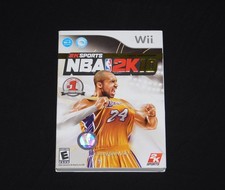 NBA 2K10 Nintendo Wii 2K Sports 10th Anniversary Video Game Complete Kobe Bryant