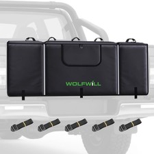 Tailgate Pad Bike Rack for 5-Bikes Pickup Truck Bed Tailgate Pad Protector Cover