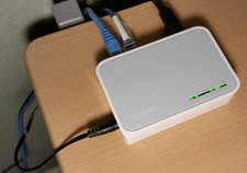 TP-Link 5 Port Fast Ethernet Switch  Desktop Ethernet Splitter  Ethernet Hub