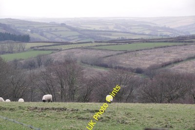 Foto A2 West Somerset: Landschaft Coppleham mit Blick über c2014
