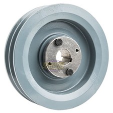 Cast Iron 6.5  Dual Groove Belt B Section 5L ...