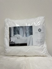 Sábana Ajustable KING Algodón Percal Italiano Hotel Collection Blanco/Blanco