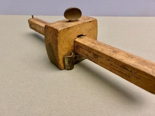 VINTAGE STANLEY NO. 65 WOODWORKERS SCRATCH MARKING GAGE USA. - Picture 3 of 8