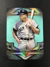 2024 Topps Triple Threads #7 Mickey Mantle New York Yankees Aquamarine /149