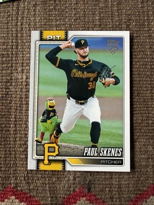 2026 Topps Series 1 Celebration Paul Skenes Hidden Mascot SSP #100 Pirates. 