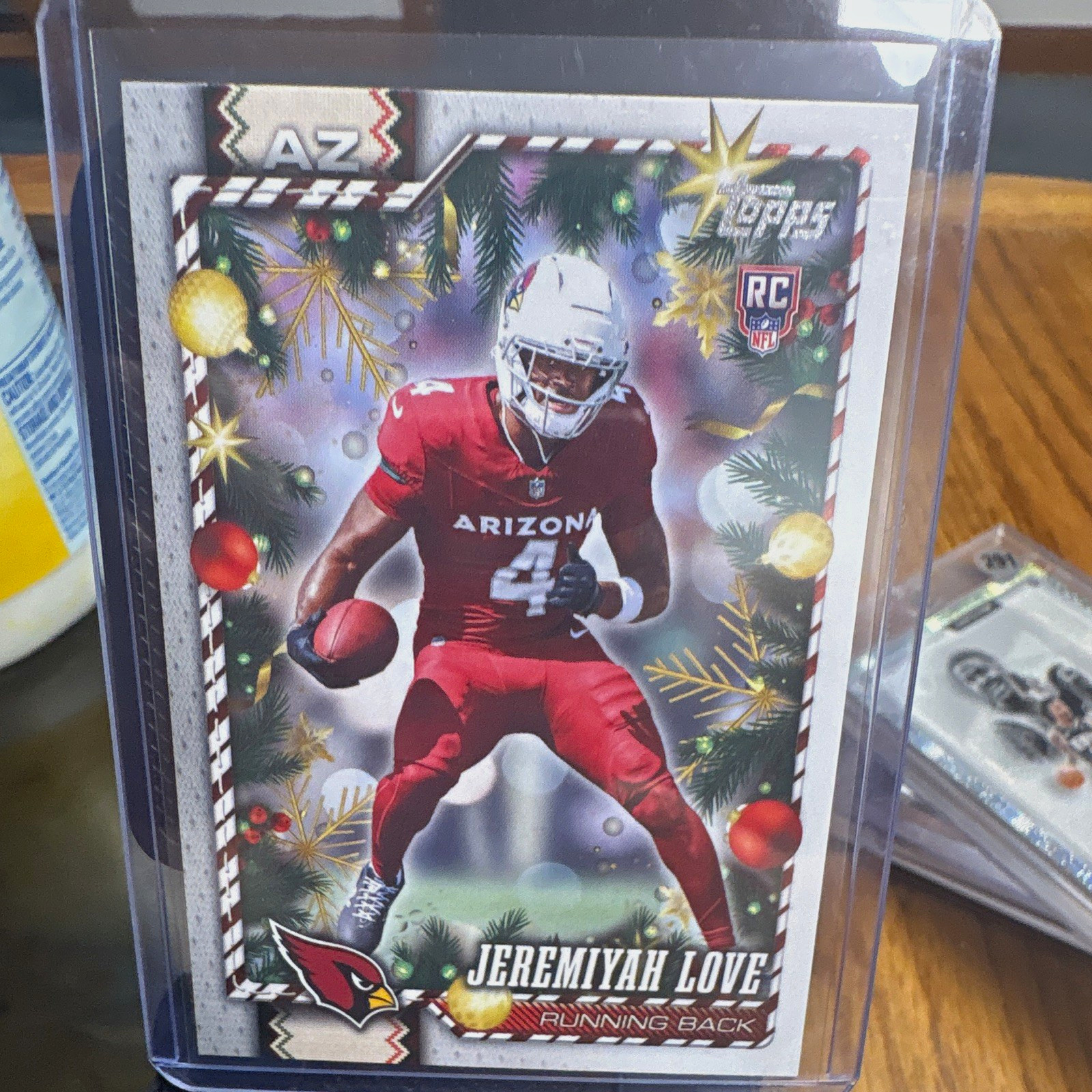Topps 2026 Holiday Jeremiyah Love Arizona Cardinals Football RC #159 2025