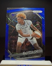 2025 Panini Prizm WNBA NaLyssa Smith Blue Velocity Prizm #119 - Las Vegas Aces