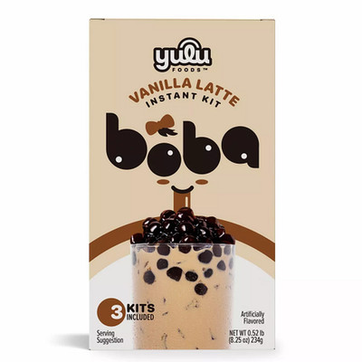 YULU Instant Boba Kit Vanilla Latte Milk Tea