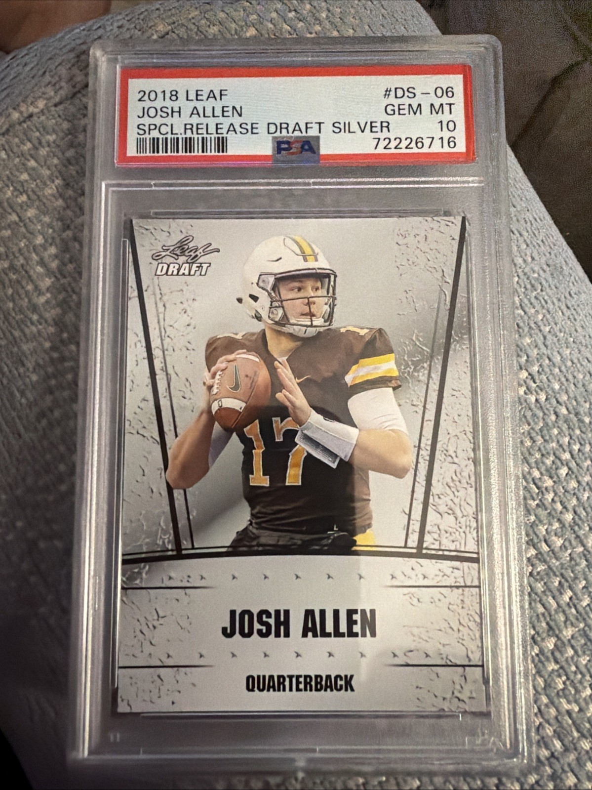 2018-19 Leaf Special Release - Draft Silver Josh Allen #DS-06 (RC) PSA 10