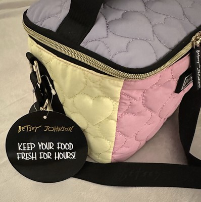 Betsey Johnson Insulated Lunch 6 Pack Cooler Tote Bag 