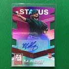 R. J. Alvarez 2015 Elite Baseball Status Purple Rookie Autograph #10 Ser#16/99