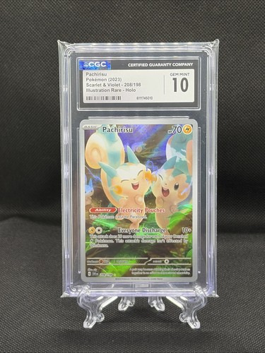 Pachirisu graded CGC 10 for sale on eBay
